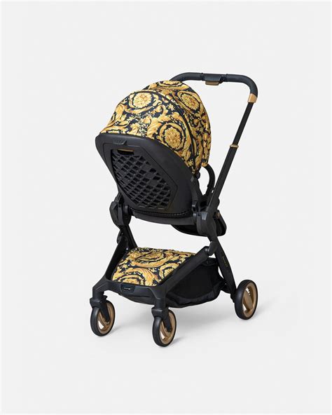 versace barocco baby stroller|young Versace pram.